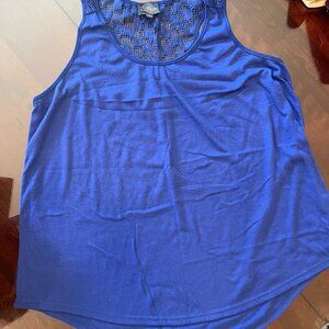Royal Blue Flowy Top